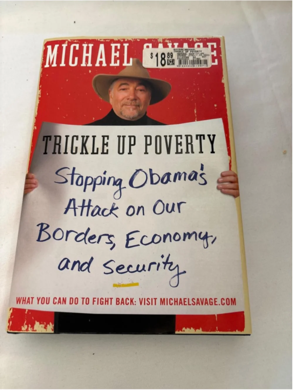 William Morrow Trickle Up Poverty Book One Size Red White #E32